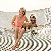 Kathryn, highly experience pet sitter and owner of Happy Hound Pet Sitting